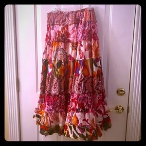 Pink Layered Skirt by CATO size LARGE